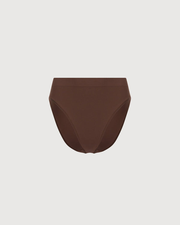 High Waist Brief 3 Pack - Cocoa
