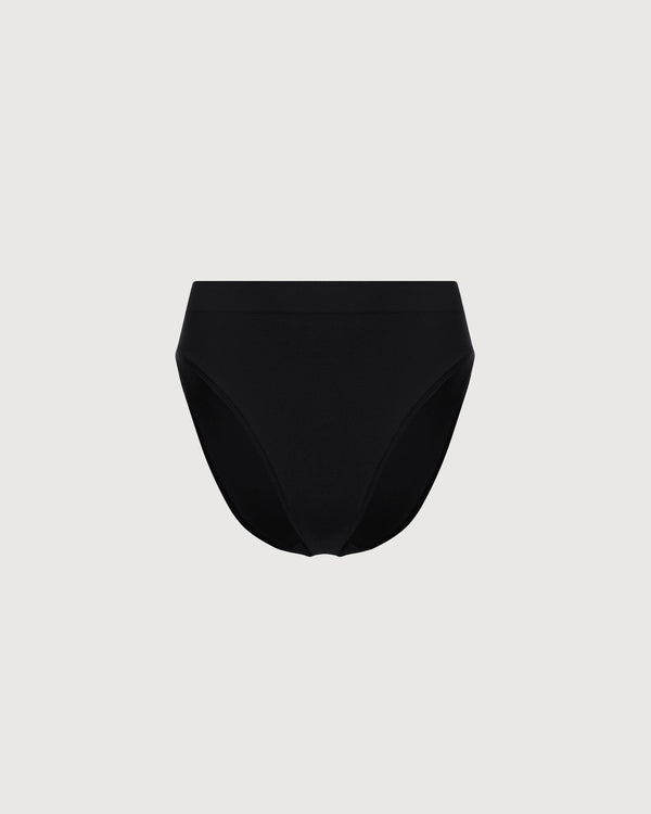High Waist Brief 3 Pack - Black