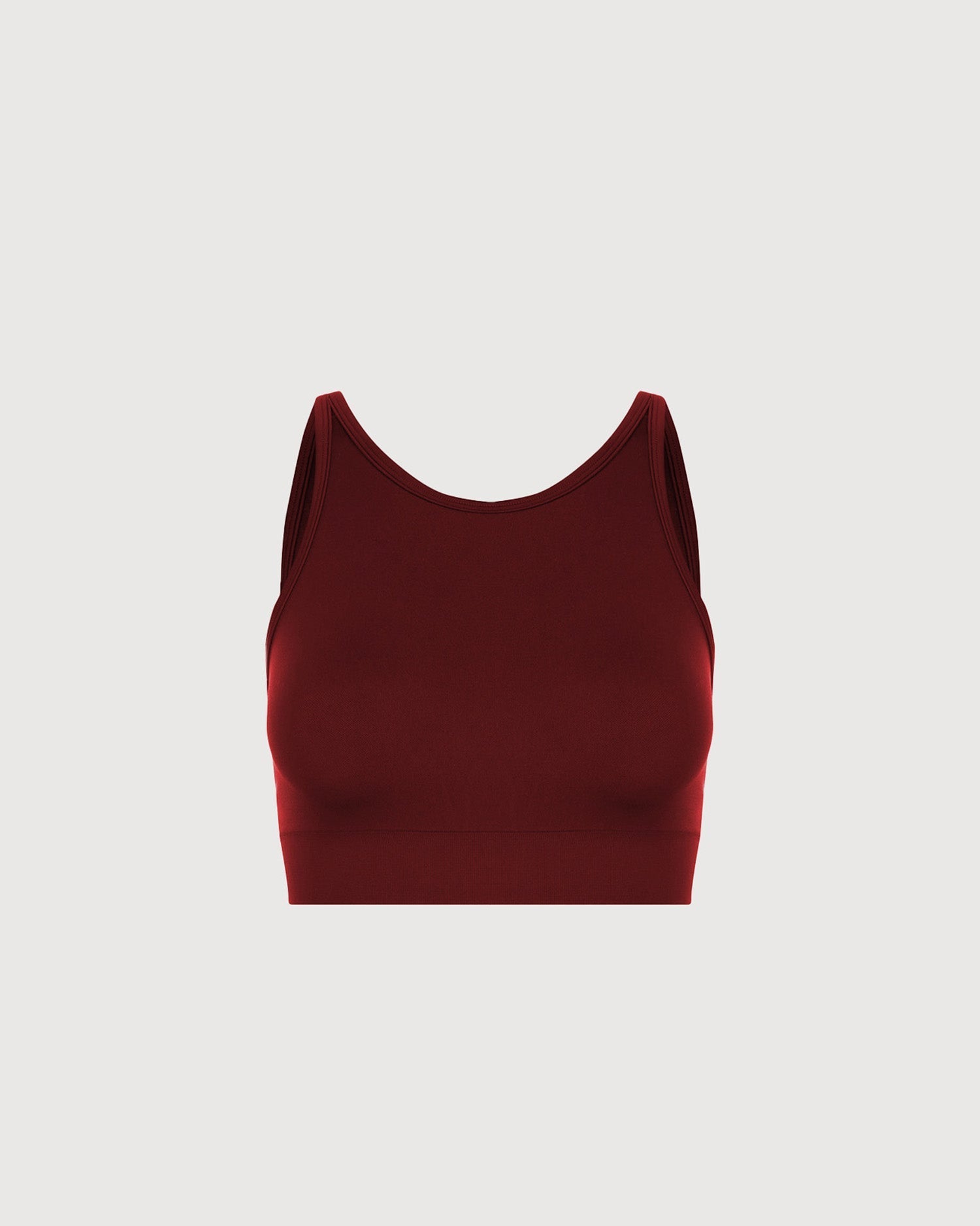 Performance High Neck Sports Bra - Grape