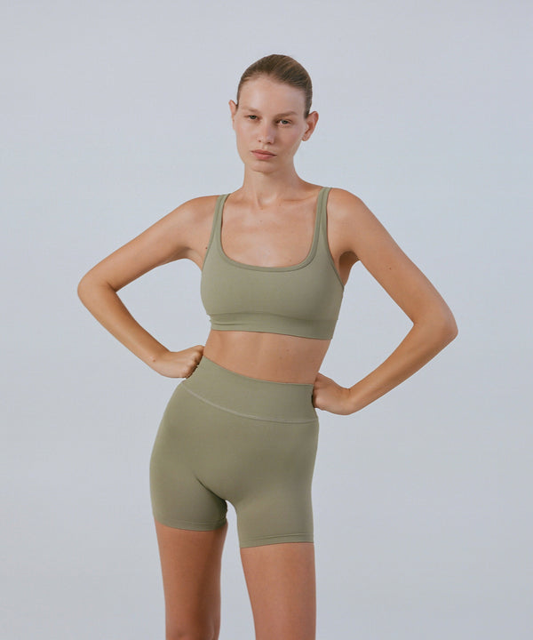 Performance Racerback Sports Bra - Sage