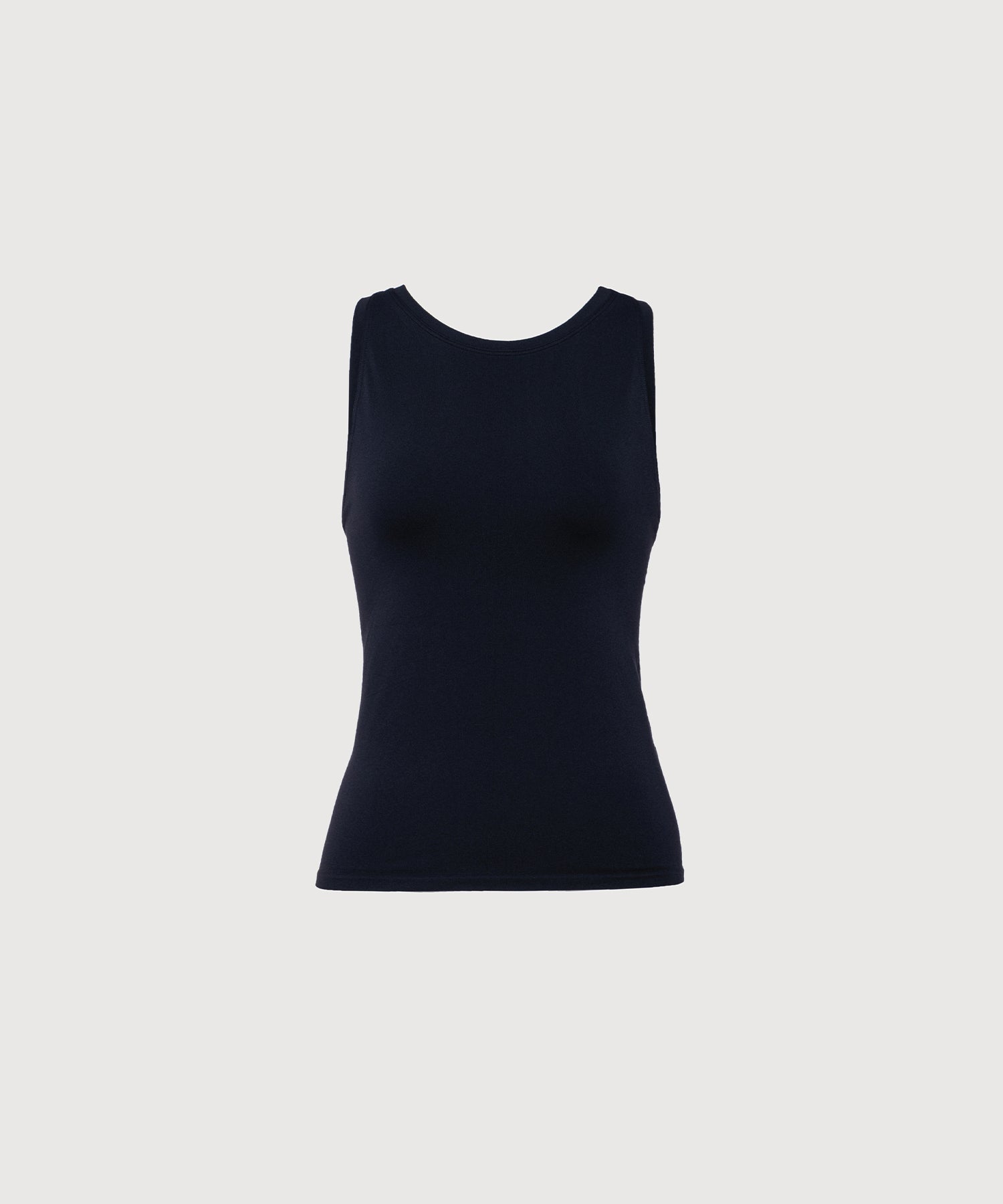 High Neck Tank - Navy