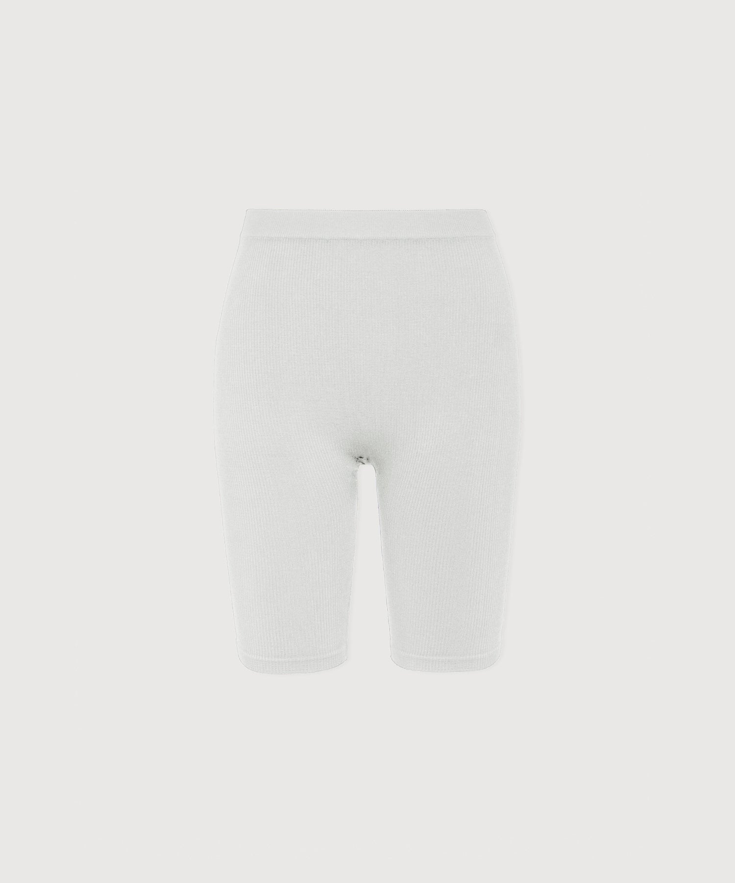 Joanne Rib Short Legging - Pearl