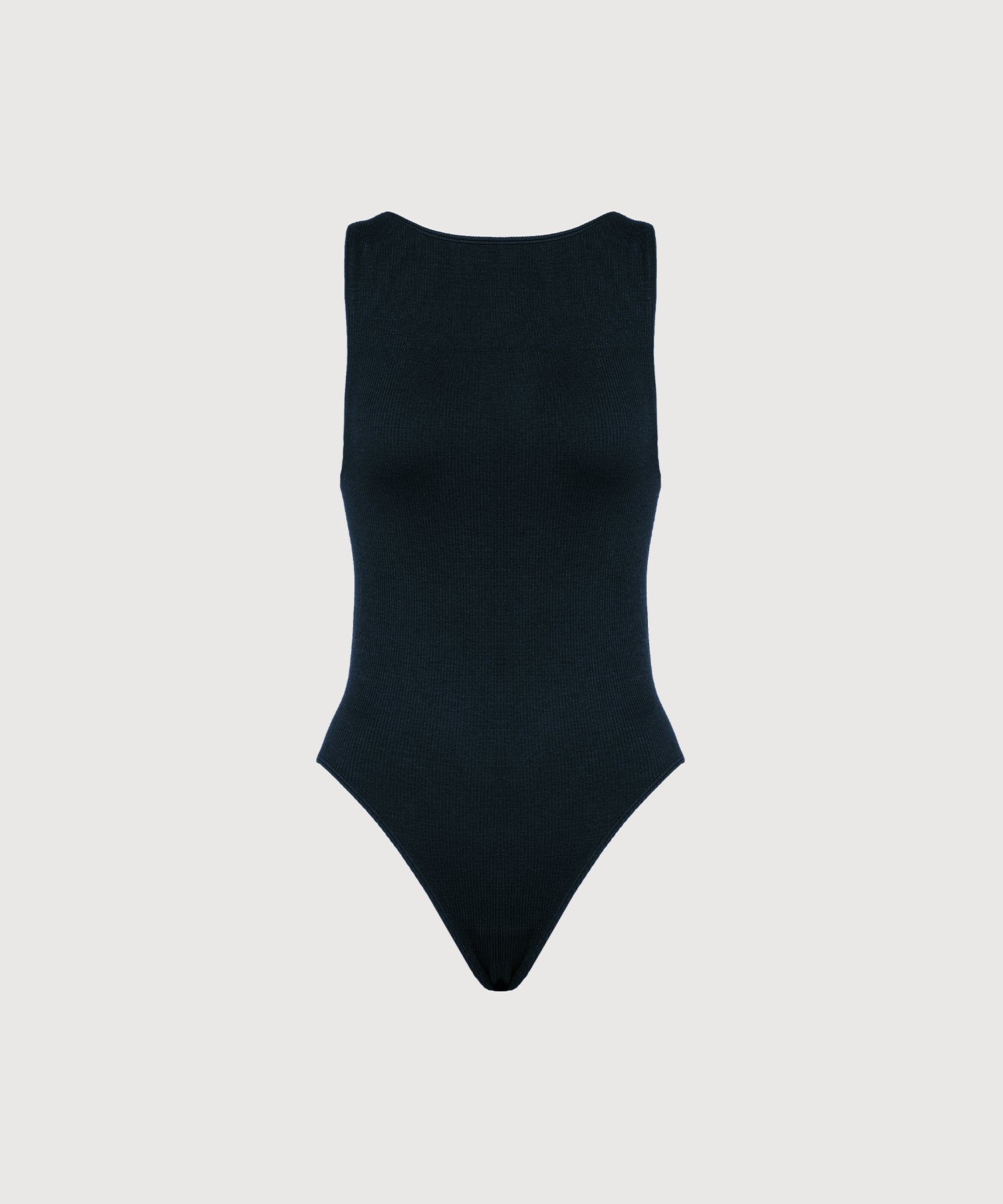 Audrey High Neck Bodysuit - Navy