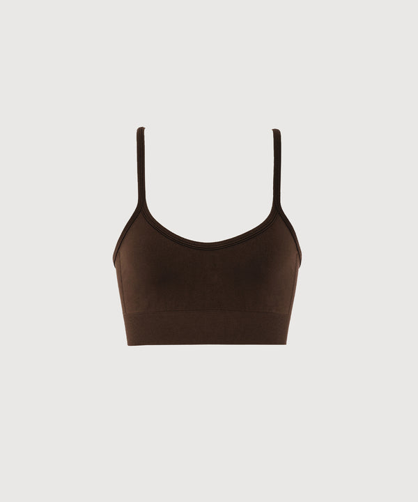 Form Movement V Neck Bra - Acorn