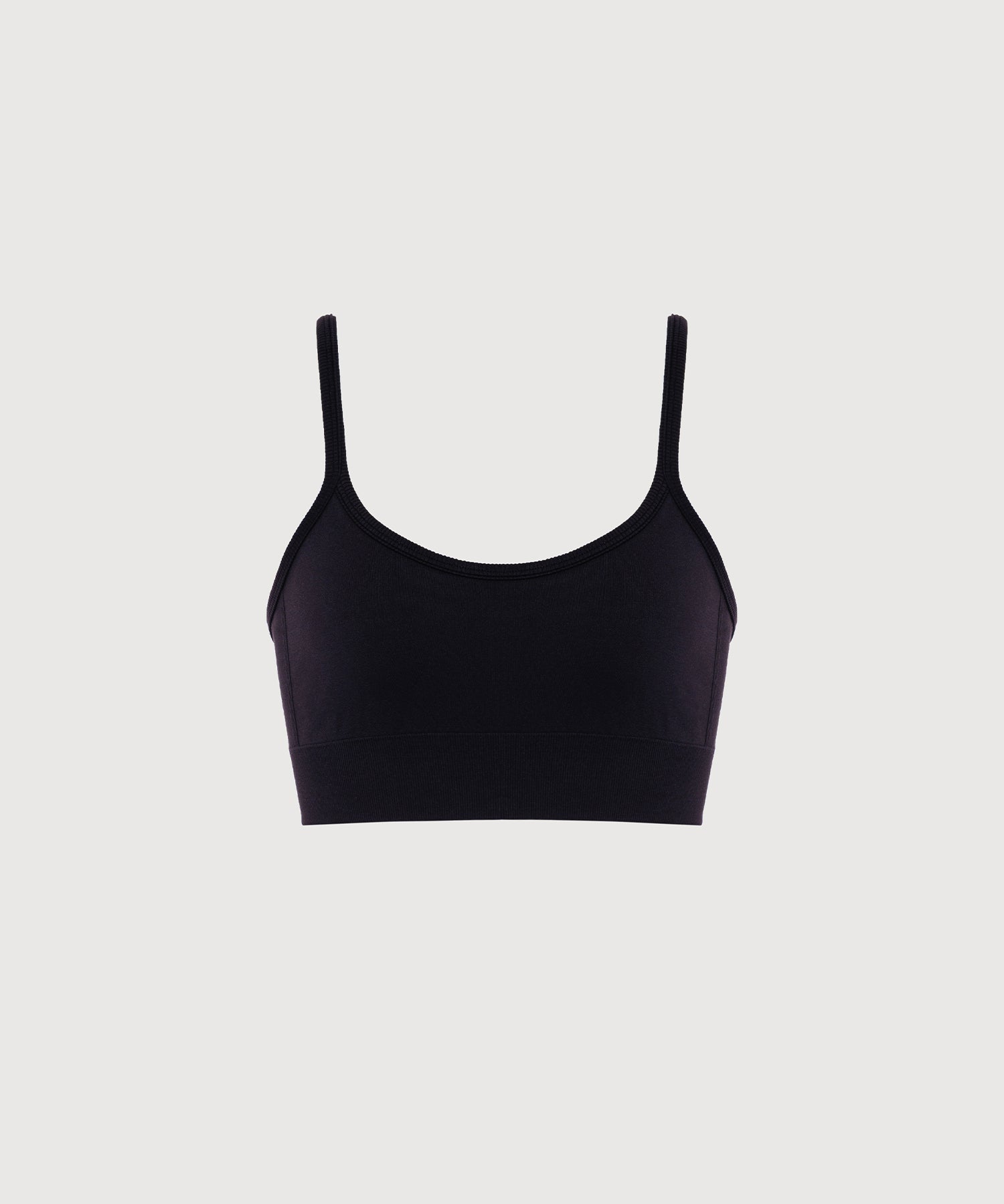 Form Movement V Neck Bra - Black