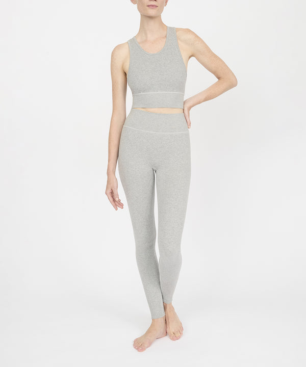 Louise High Rise Legging 25" - Grey Melange