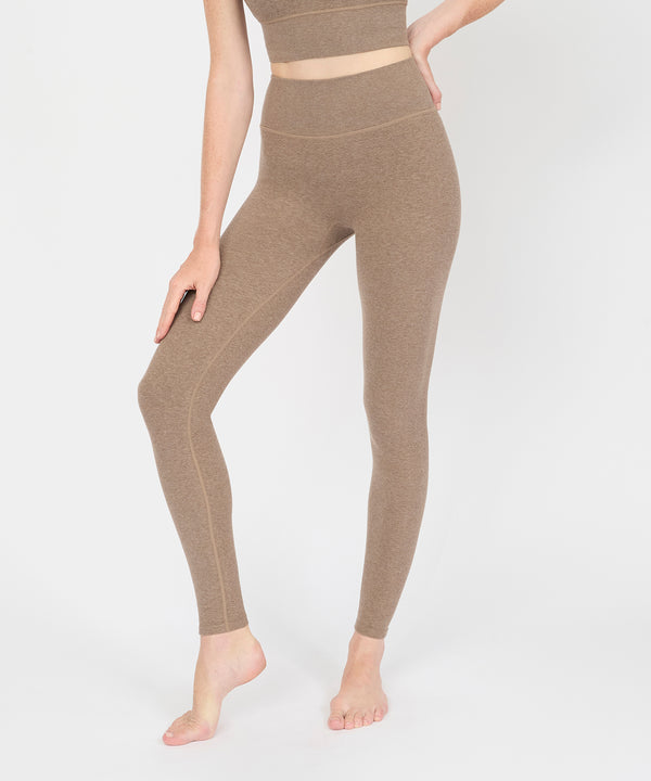 Louise High Rise Legging 25" - Hazelnut Melange