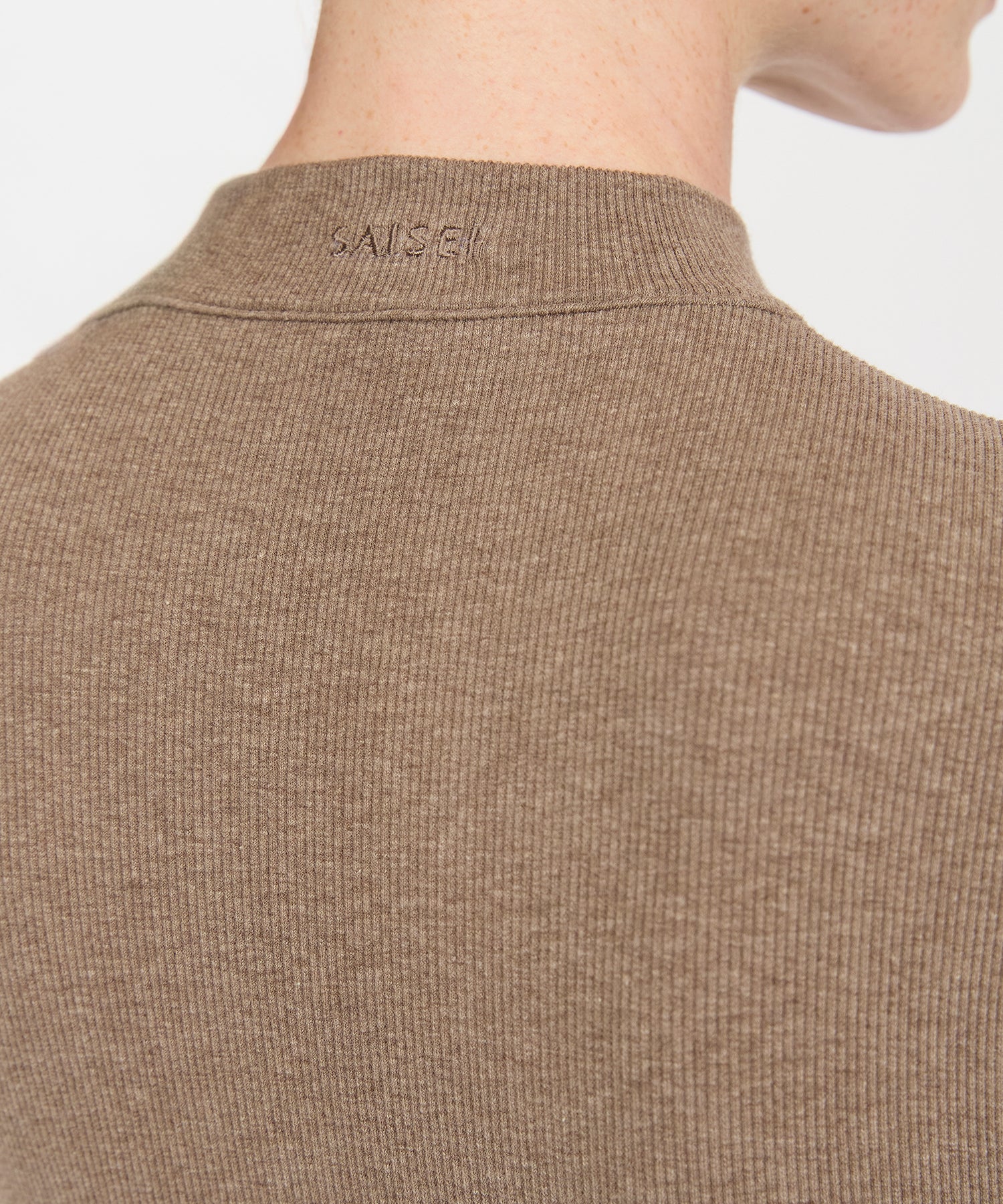 Tilda Crop Full Zip Jacket - Hazelnut Melange