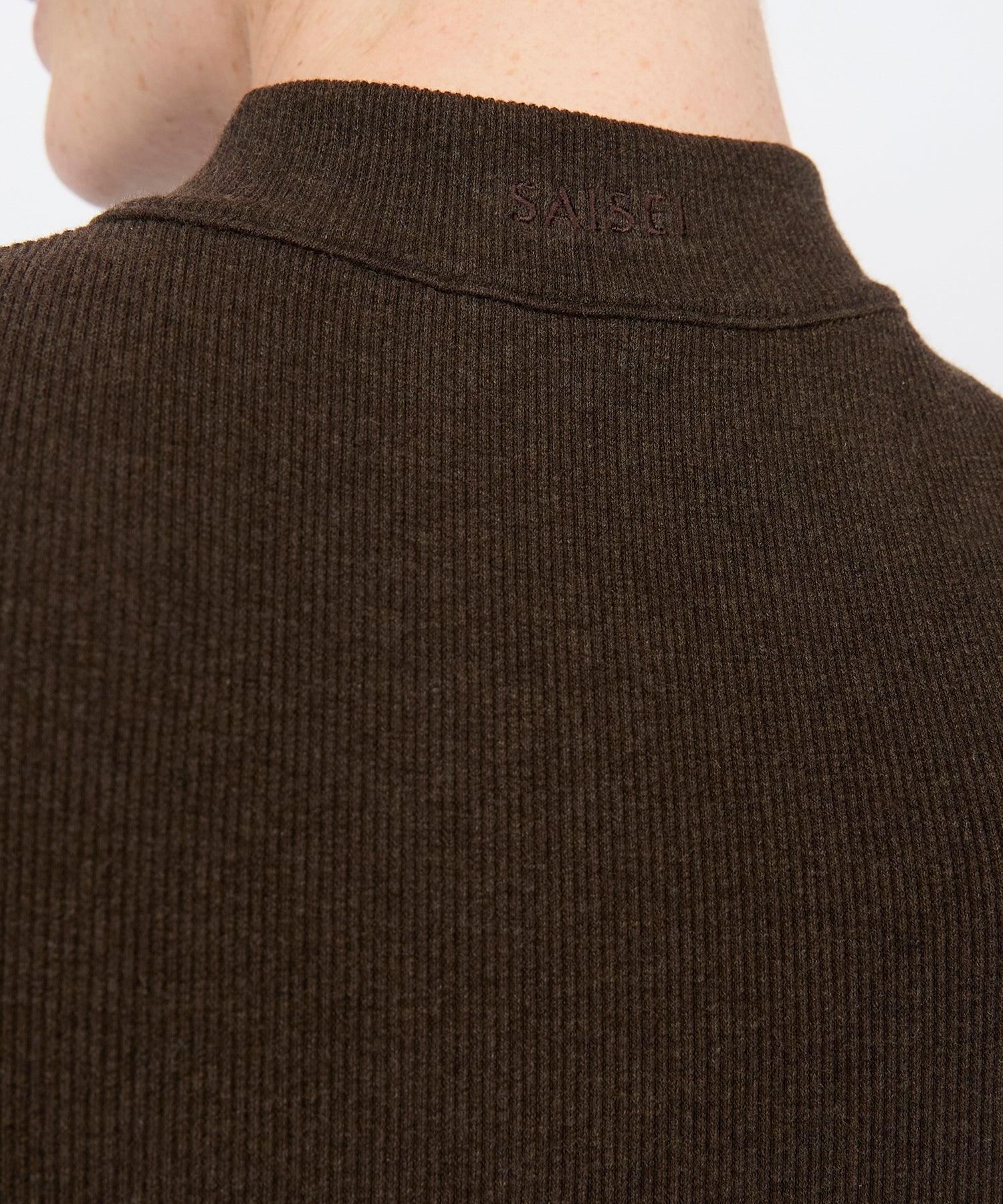 Tilda Crop Full Zip Jacket - Sepia Melange