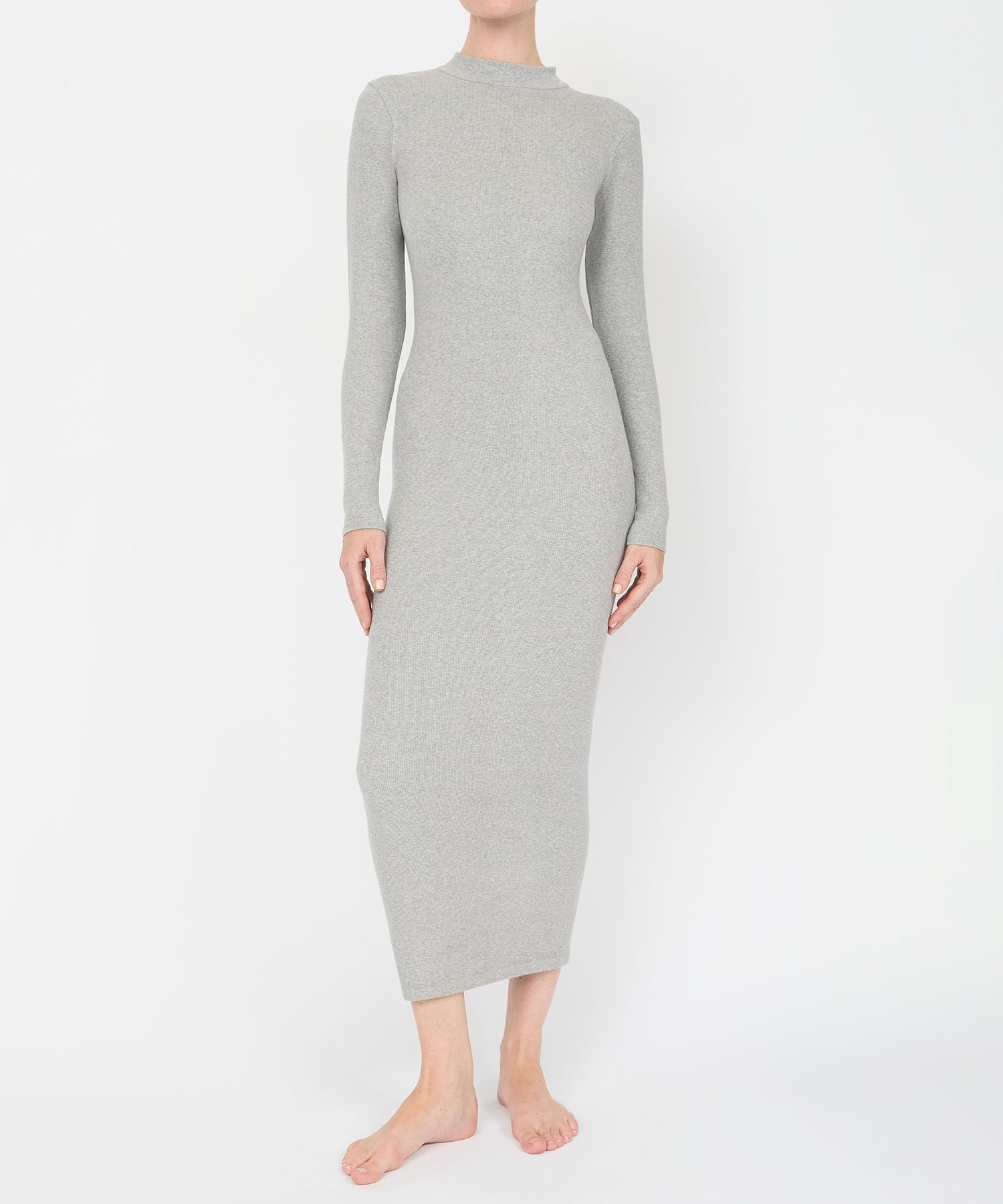 Yasmin Dress - Grey Melange