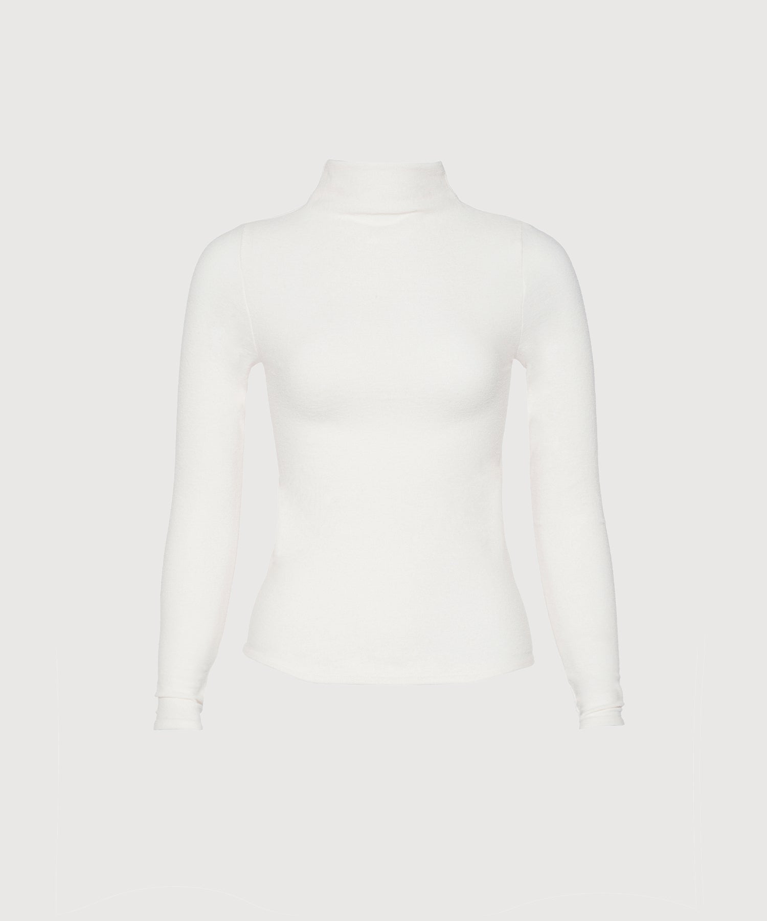 Janice Turtleneck Top - Pearl