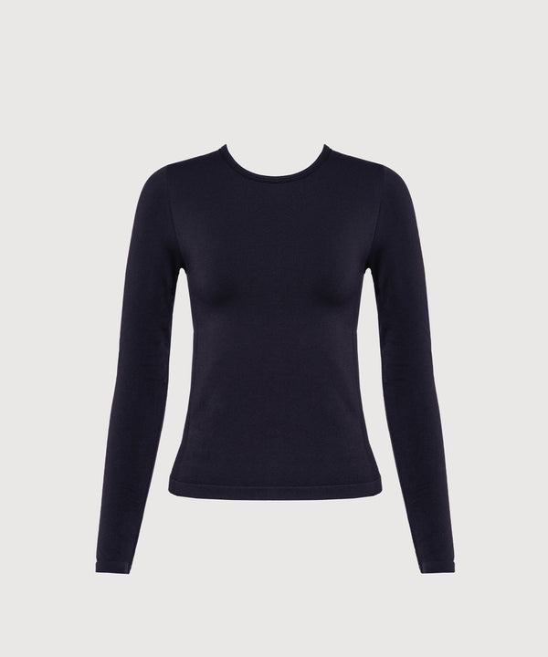 Form Movement Long Sleeve Tee - Black