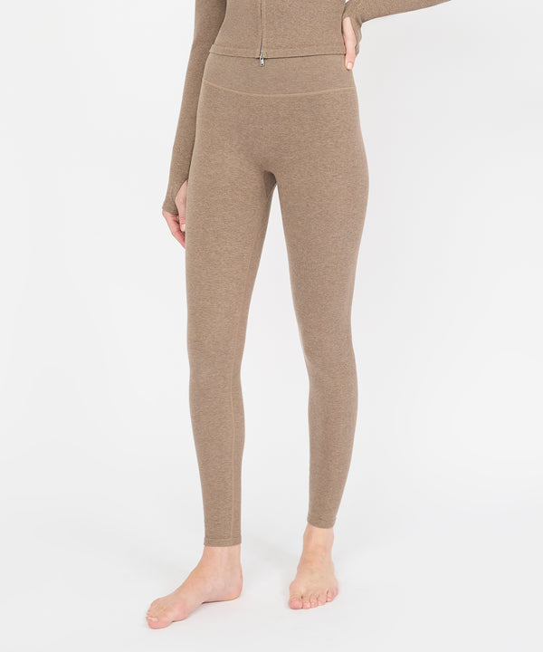 Valerie High Rise Legging 28" - Hazelnut Melange