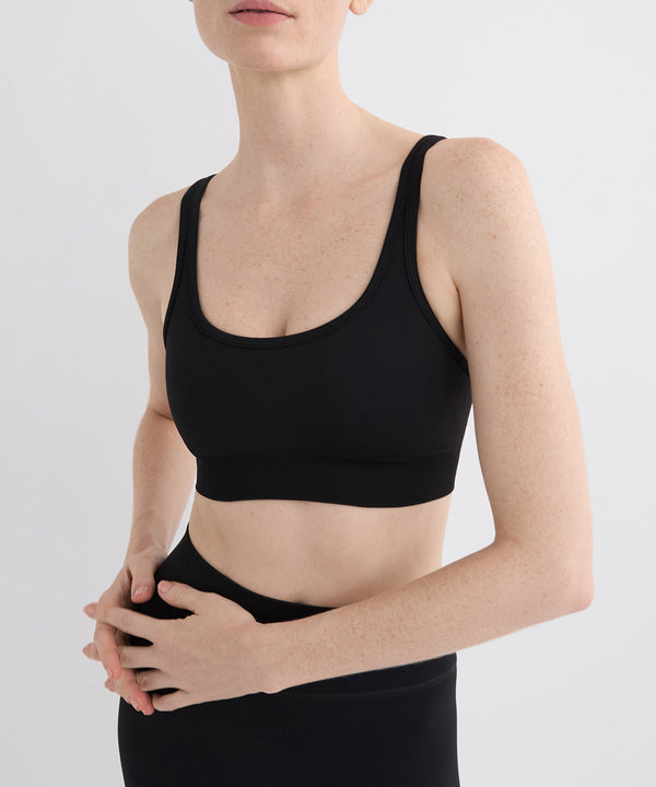 Performance Racerback Sports Bra - Black