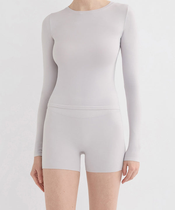 Long Sleeve Tee - Pebble