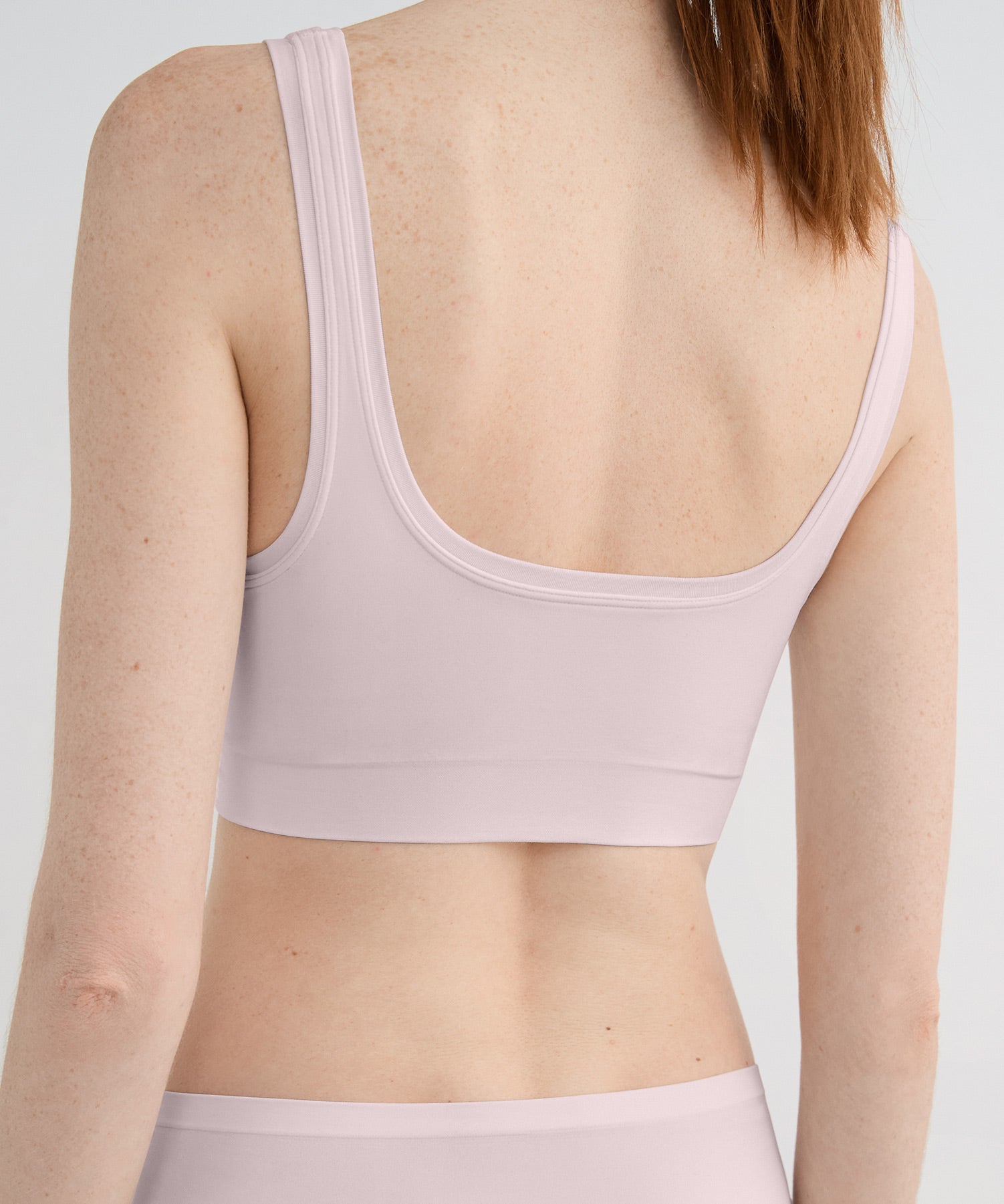 Double Scoop Bra Top - Oleander