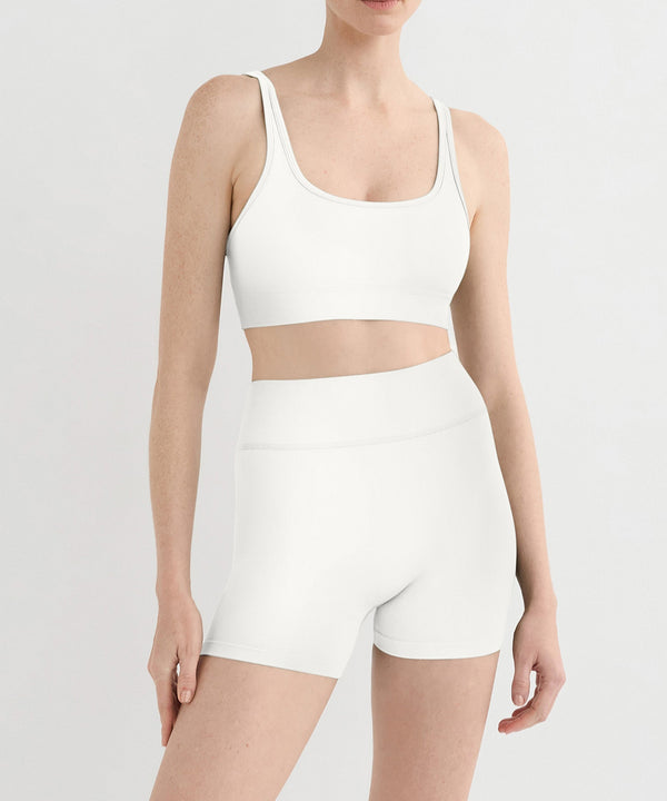 Performance Racerback Sports Bra - Pearl