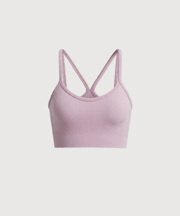 Form Movement V Neck Bra - Mauve