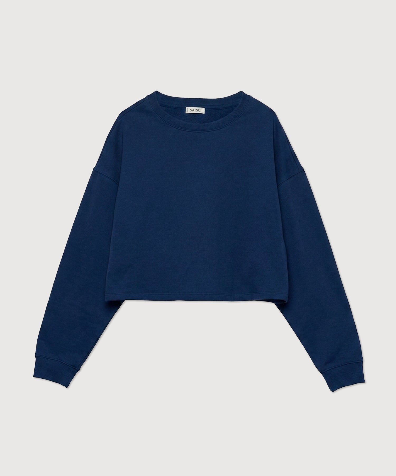 Avery Cropped Jumper - Marine