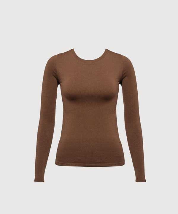 24/7 Long Sleeve Tee - Dark Earth