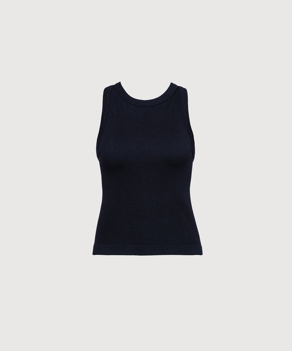 Lily Rib Tank - Black