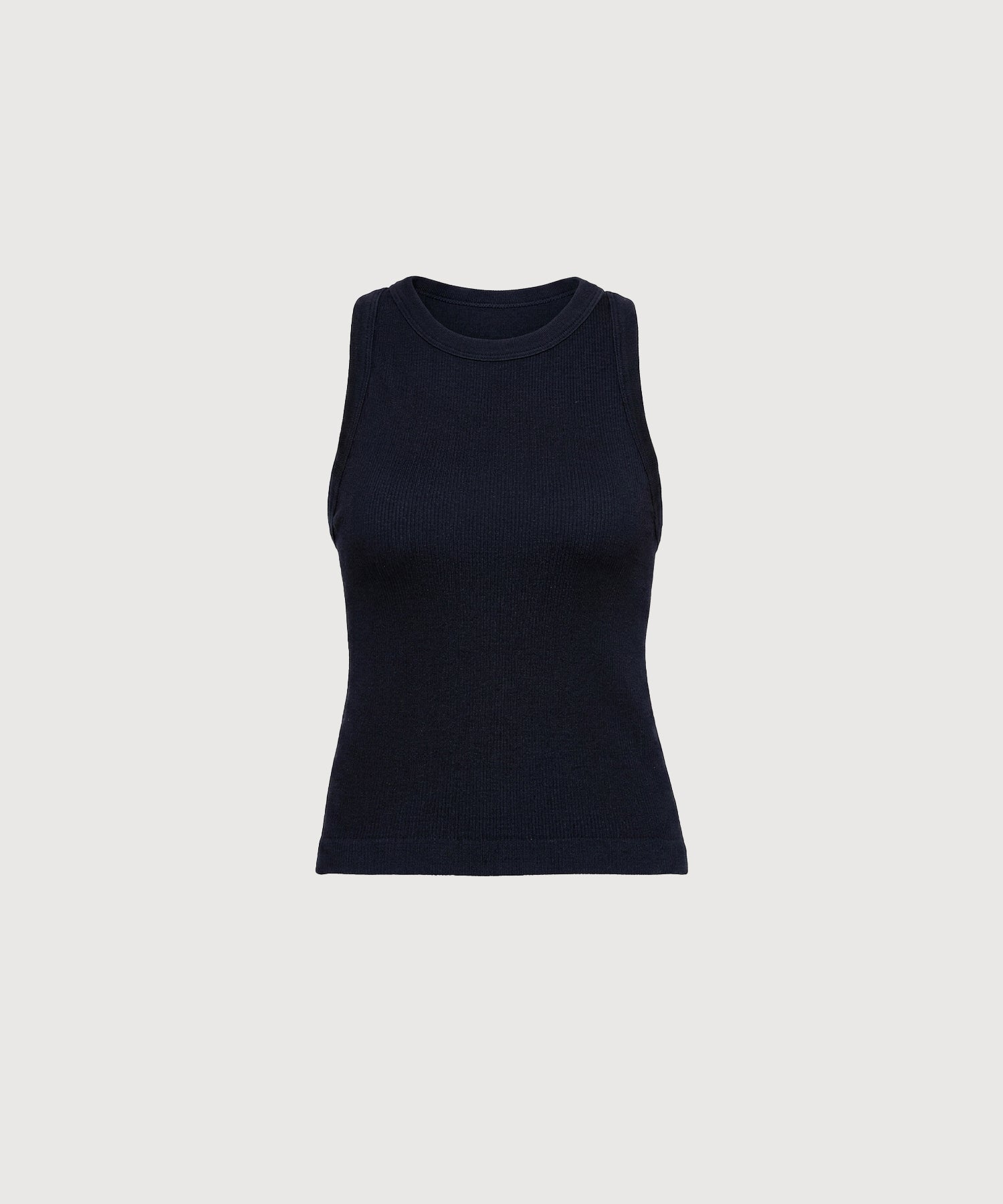 Lily Rib Tank - Black
