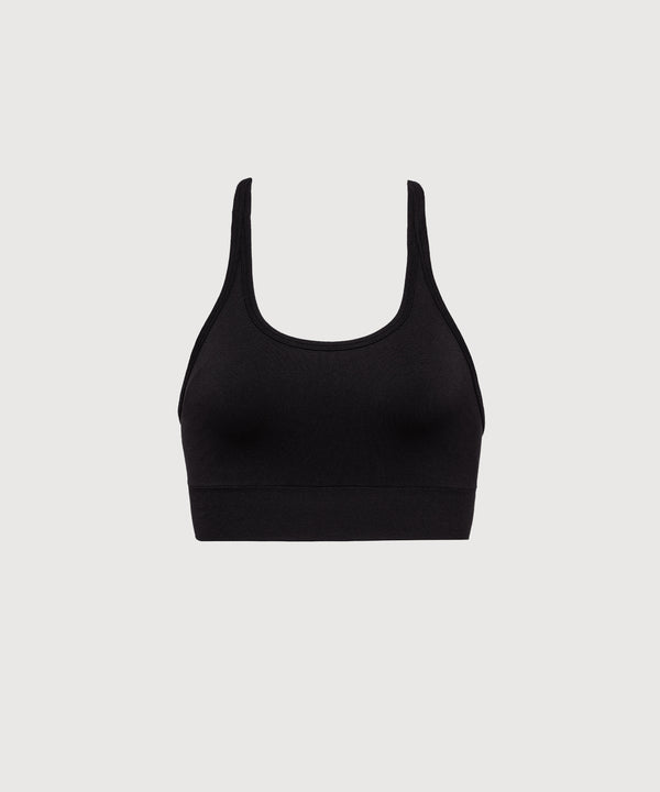 Cut-out Movement Bra - Black