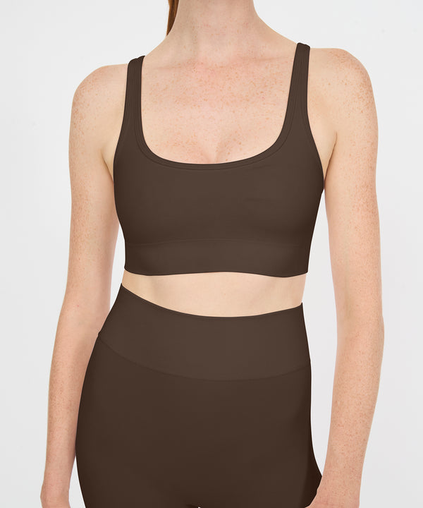 Performance Racerback Sports Bra - Acorn
