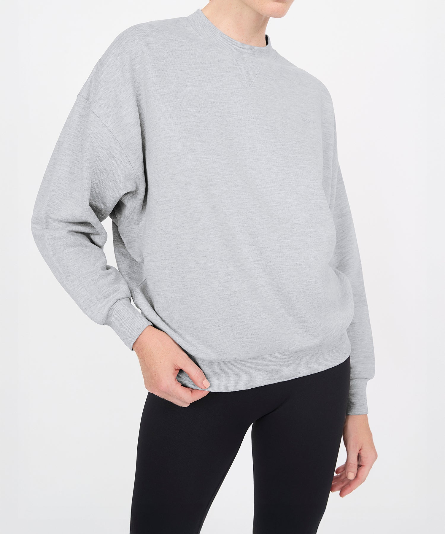 Parker Oversized Sweatshirt - Heather Grey