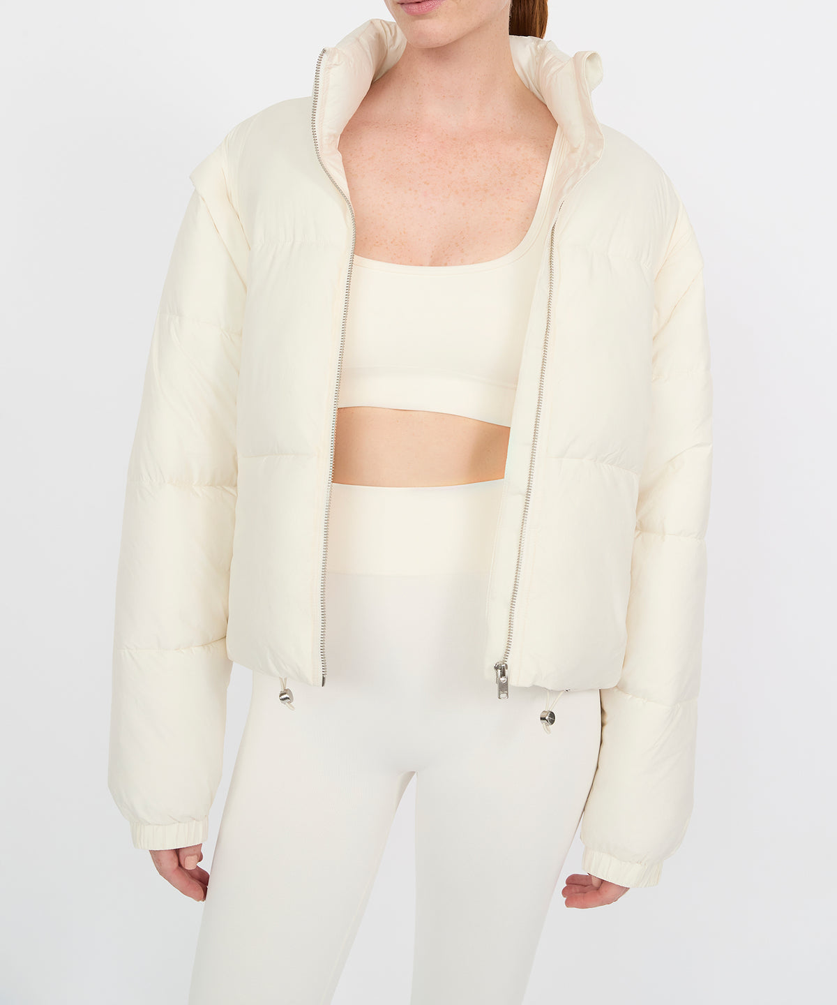Joni Puffer Jacket - Pearl