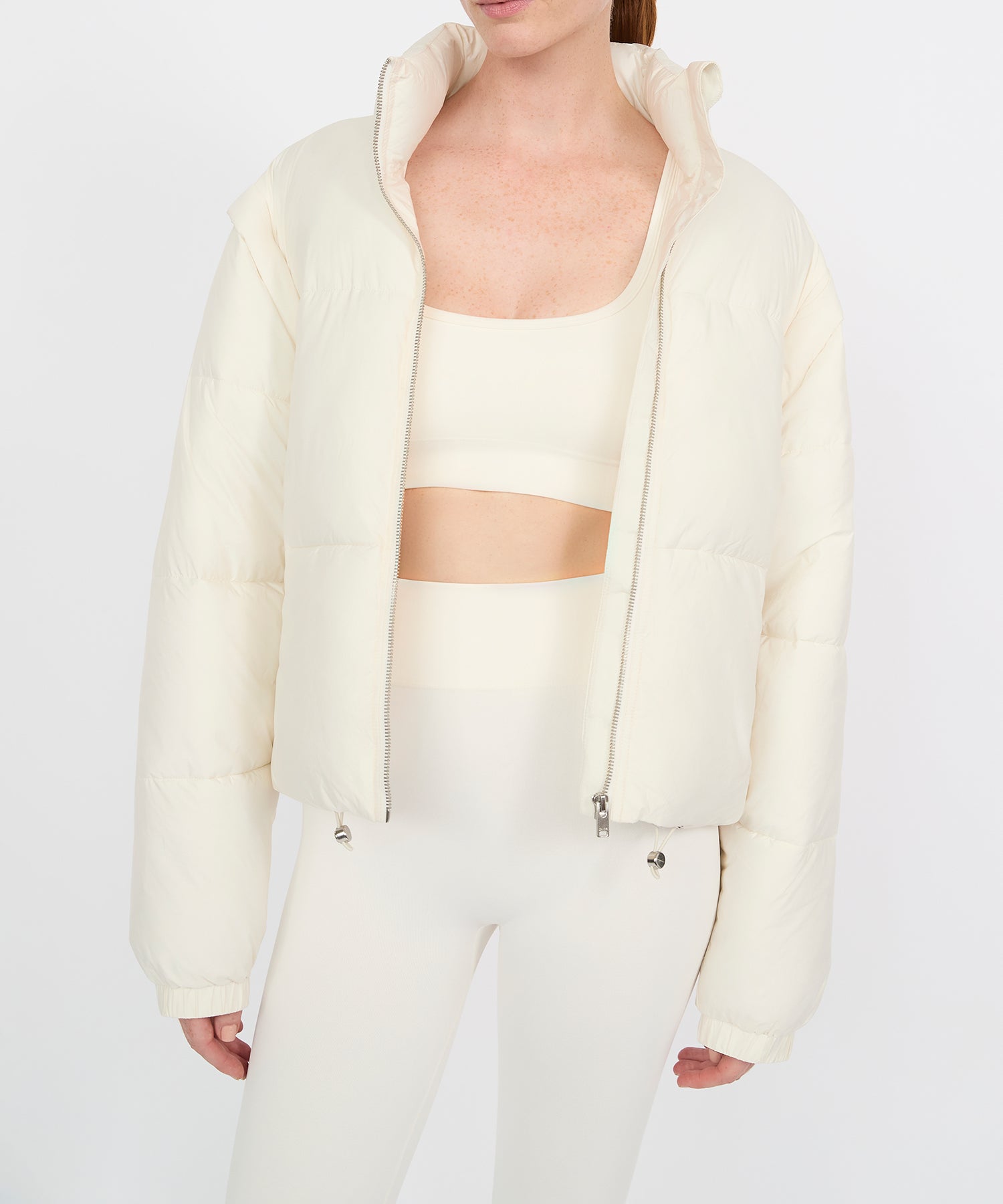 Joni Puffer Jacket - Pearl