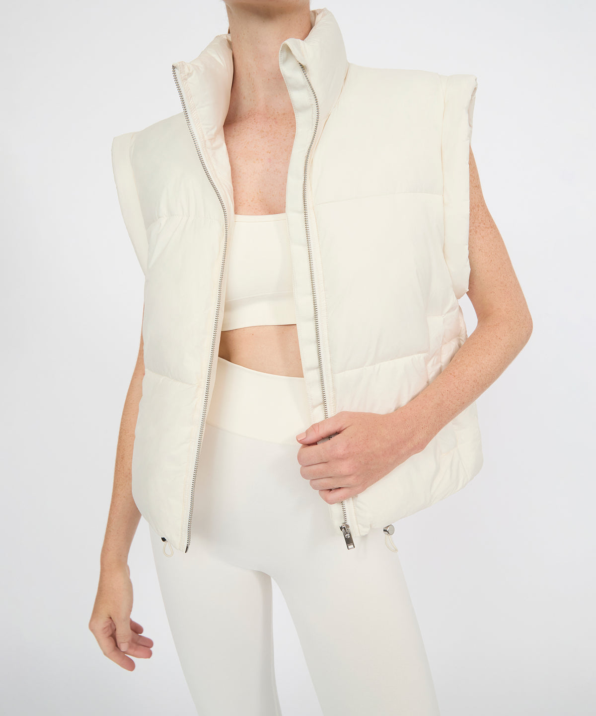 Joni Puffer Jacket - Pearl