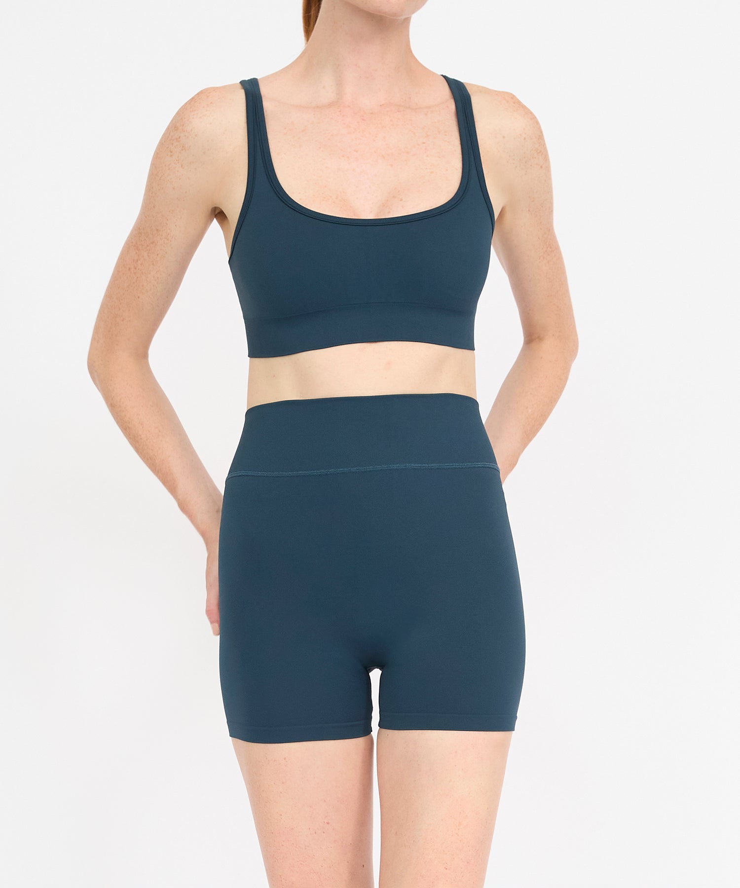 Racerback Movement Bra - Teal Blue