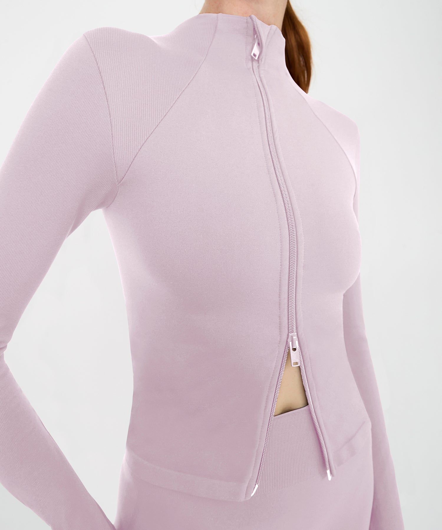 Form Movement Full Zip Jacket - Mauve