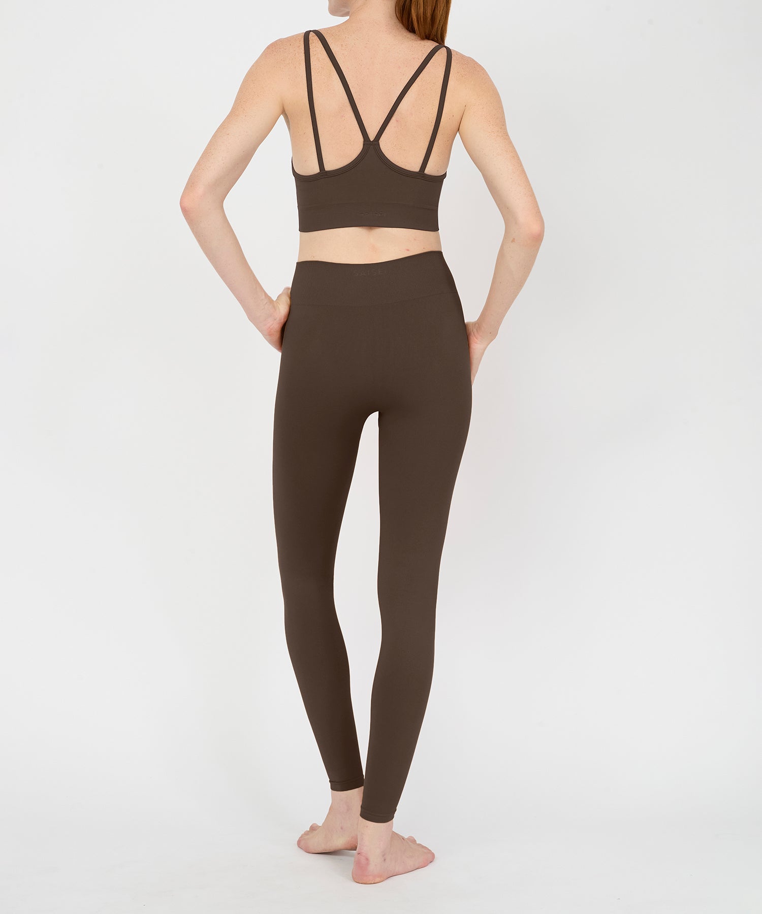Form Movement V Neck Bra - Acorn