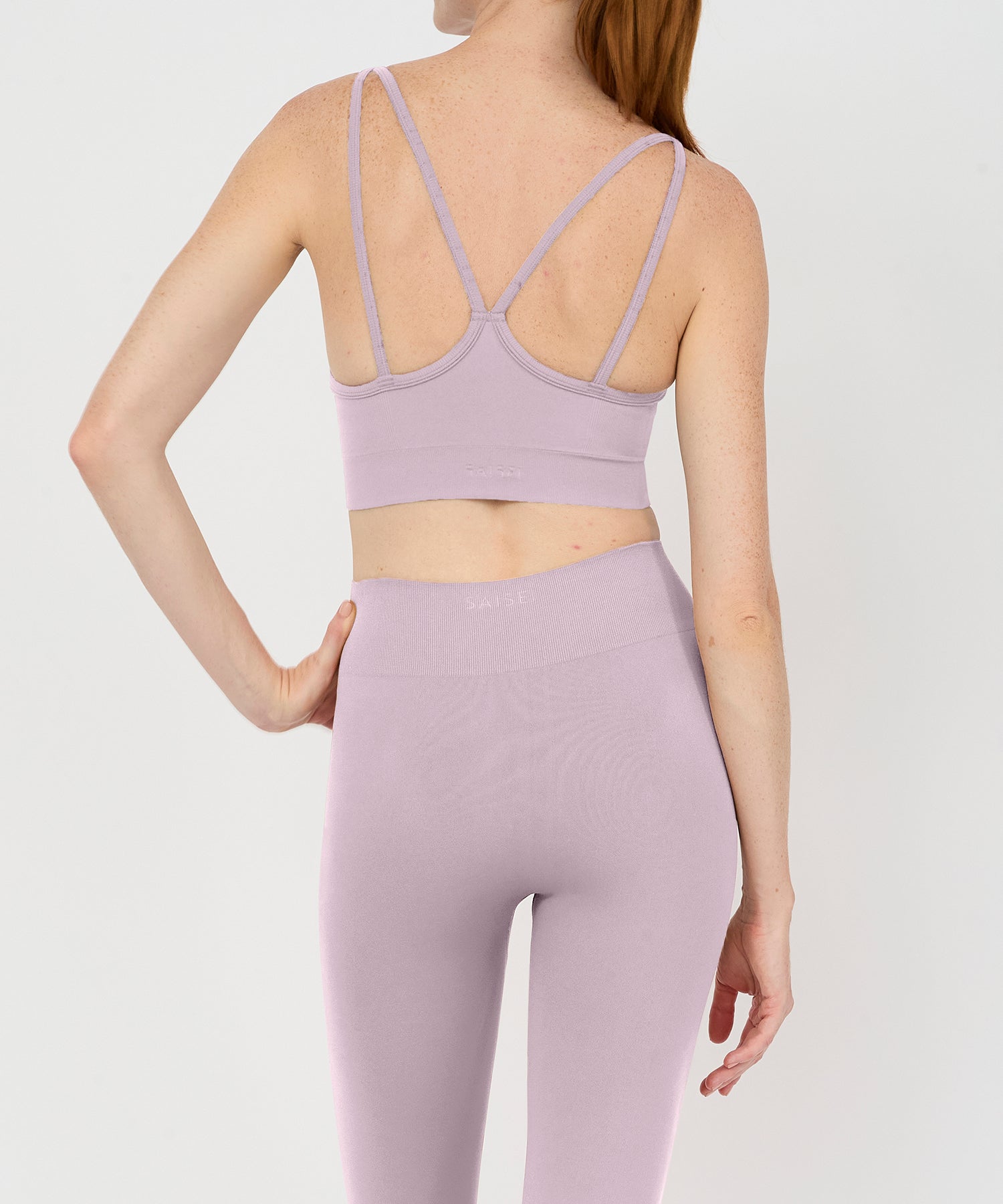 Form Movement V Neck Bra - Mauve