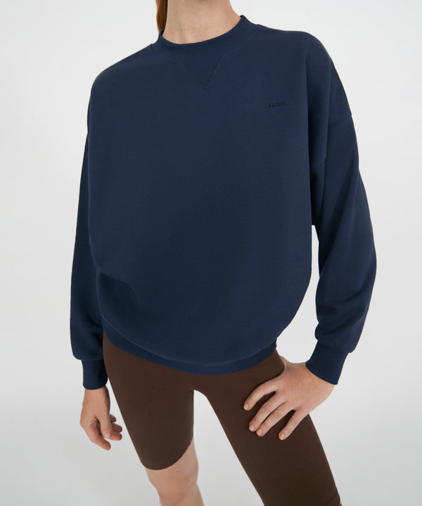 Parker Oversized Sweatshirt - Marine