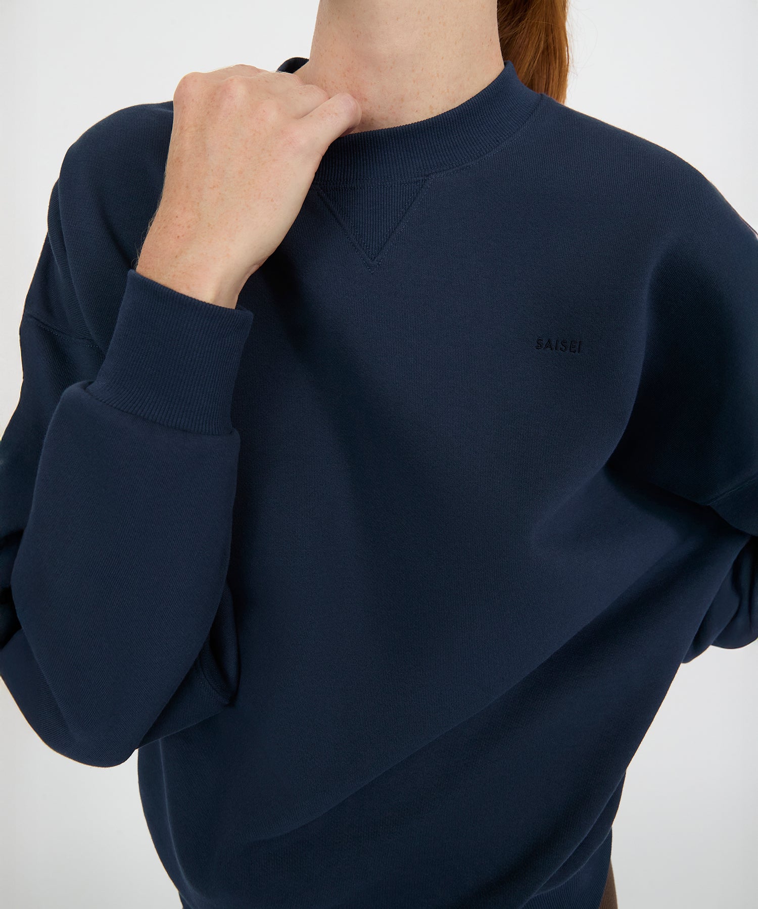 Parker Oversized Sweatshirt - Marine