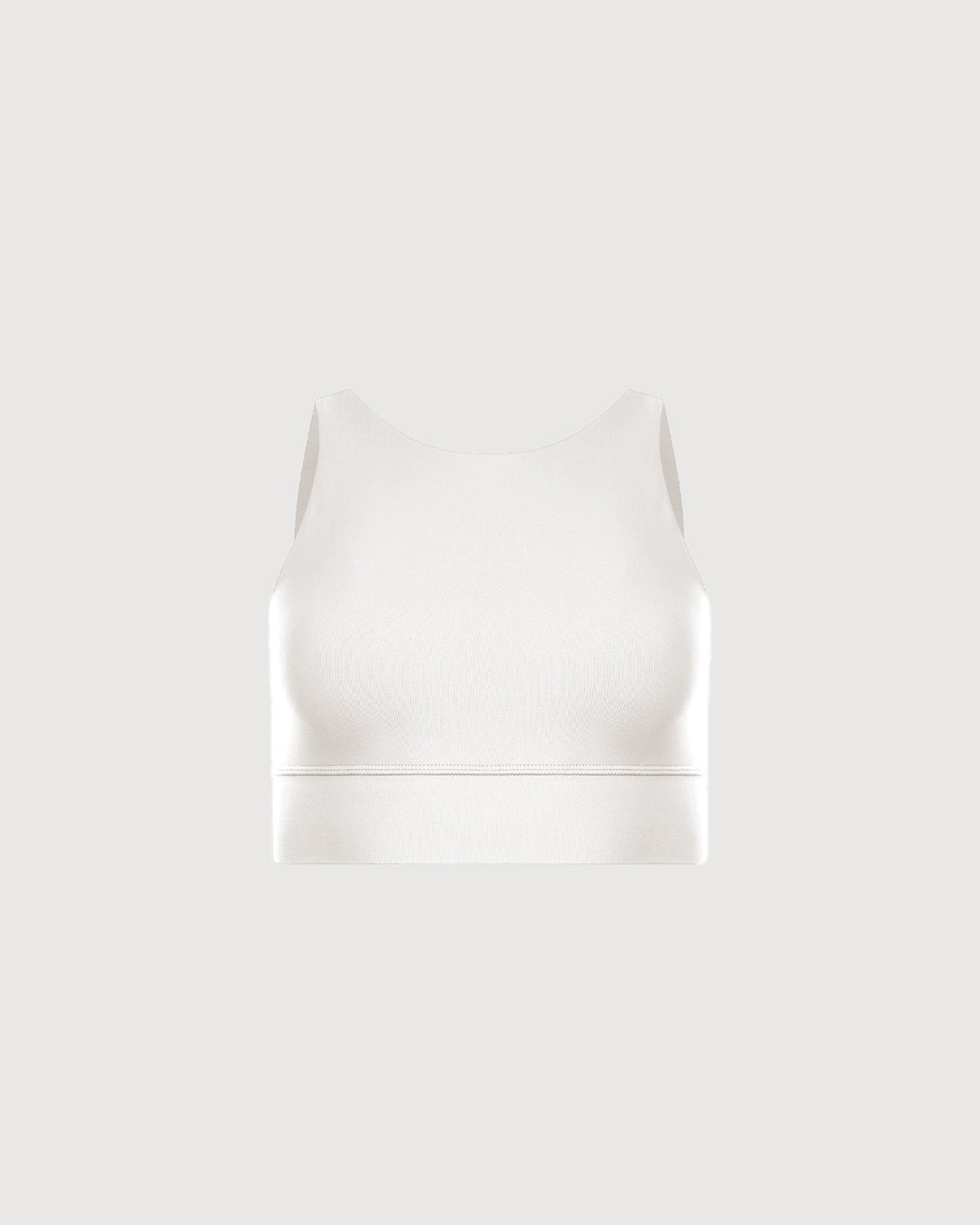 High Neck Bra Top - Pearl