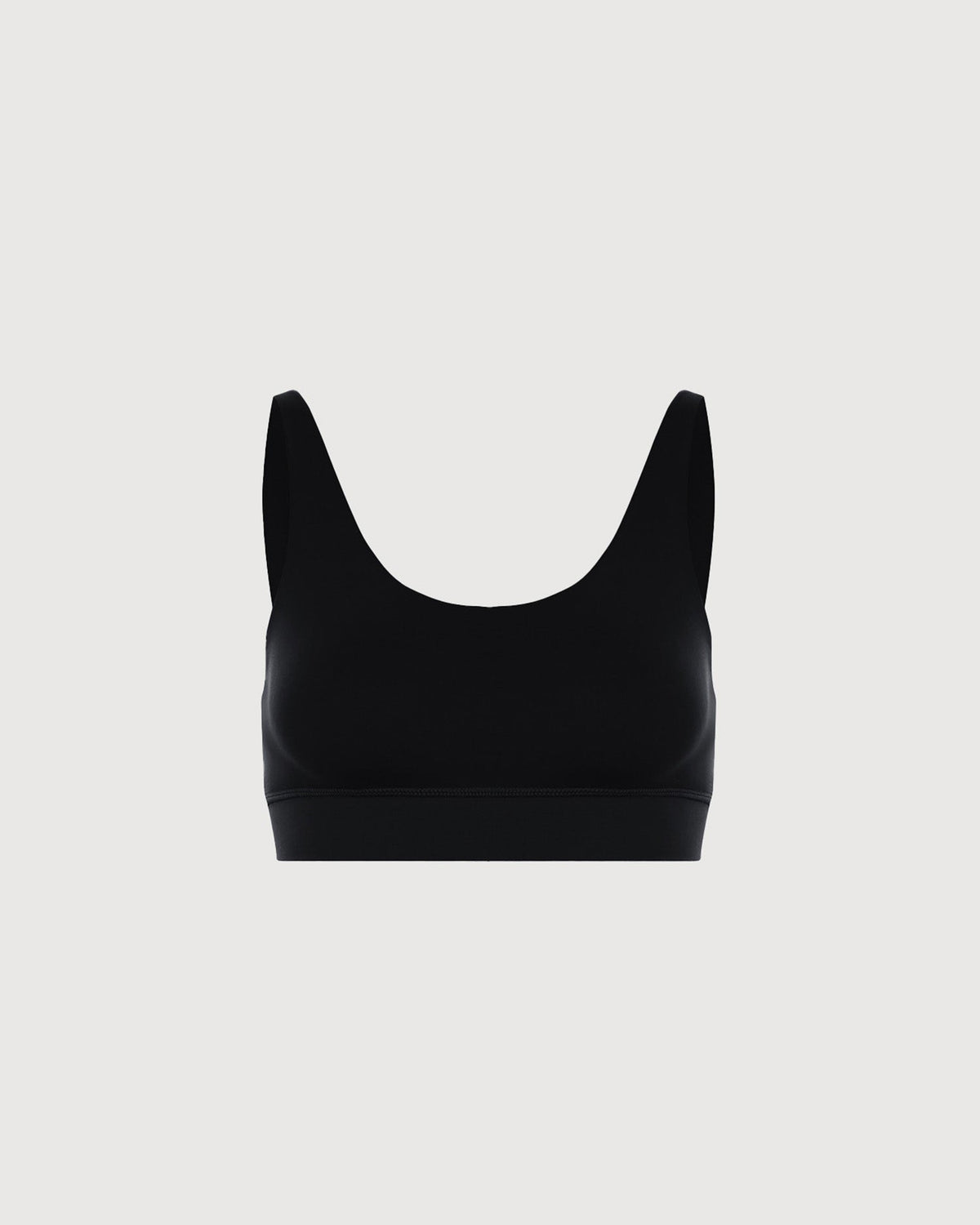 Scoop Bra Top - Black