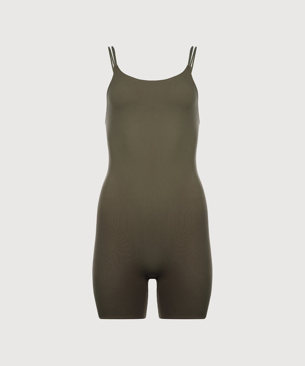 Short Jumpsuit - Olive