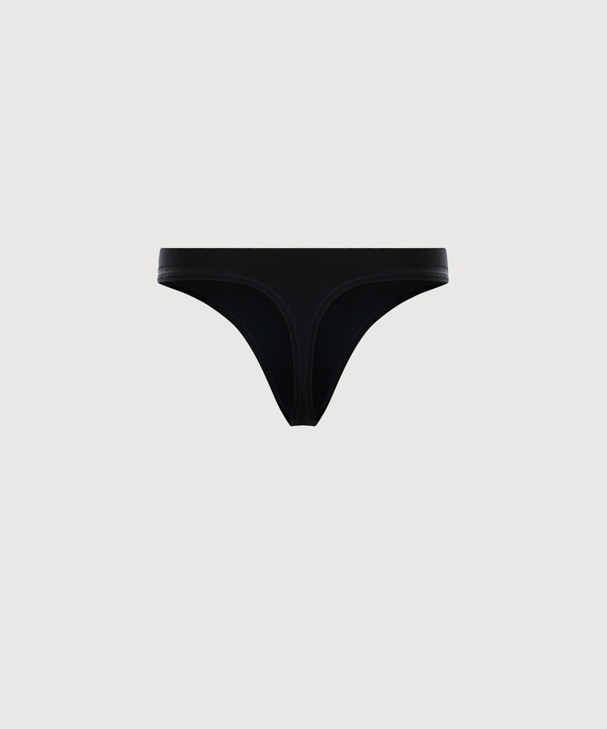 Mid Rise Thong 3 Pack - Black