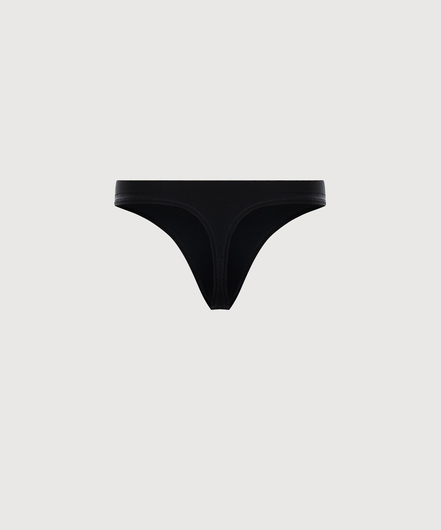Mid Rise Thong 3 Pack - Black