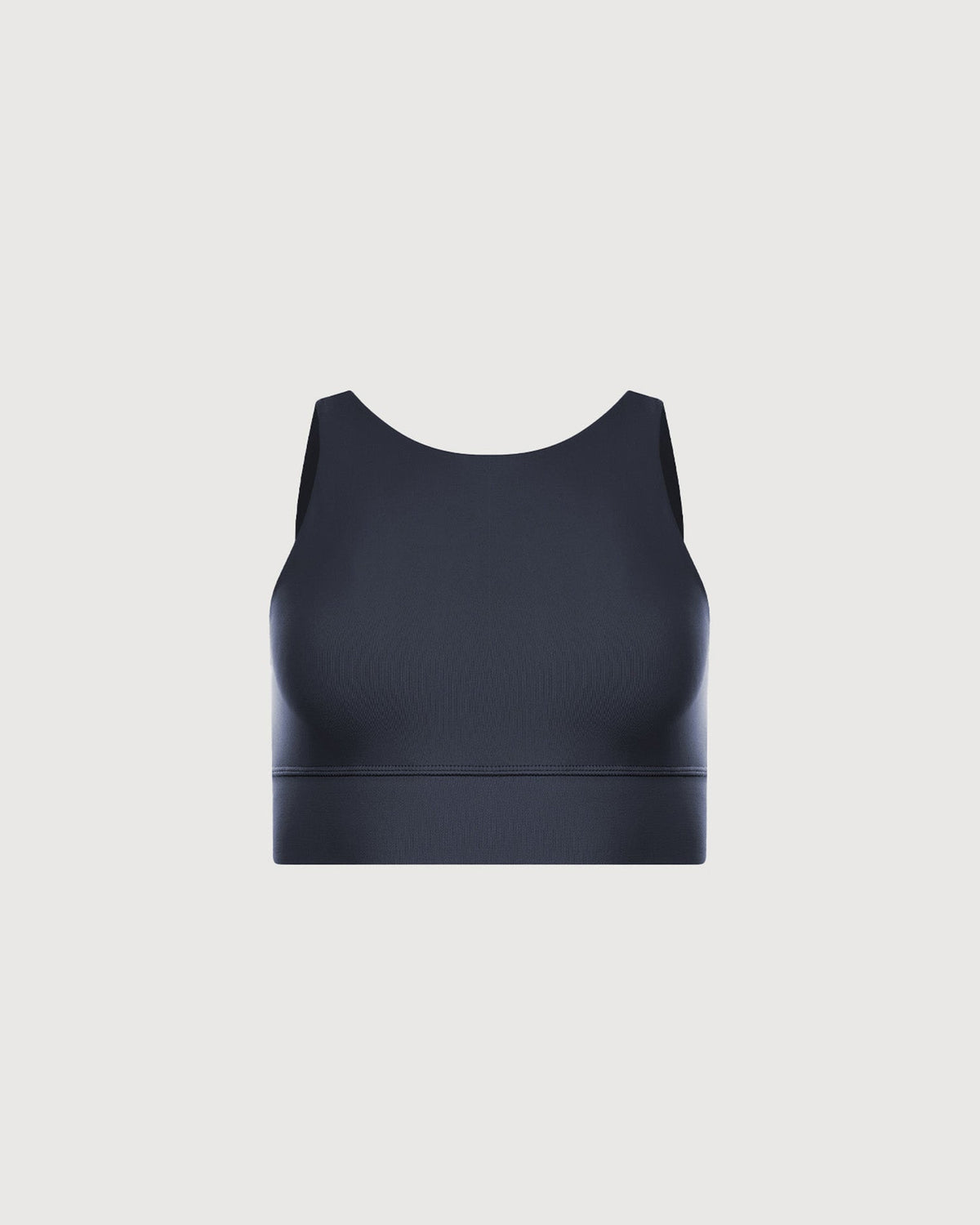 High Neck Bra Top - Navy