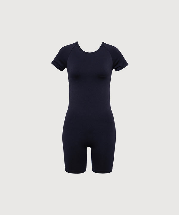 Movement Shortsleeve Jumpsuit - Black