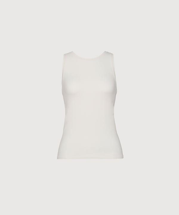 High Neck Tank - Pearl