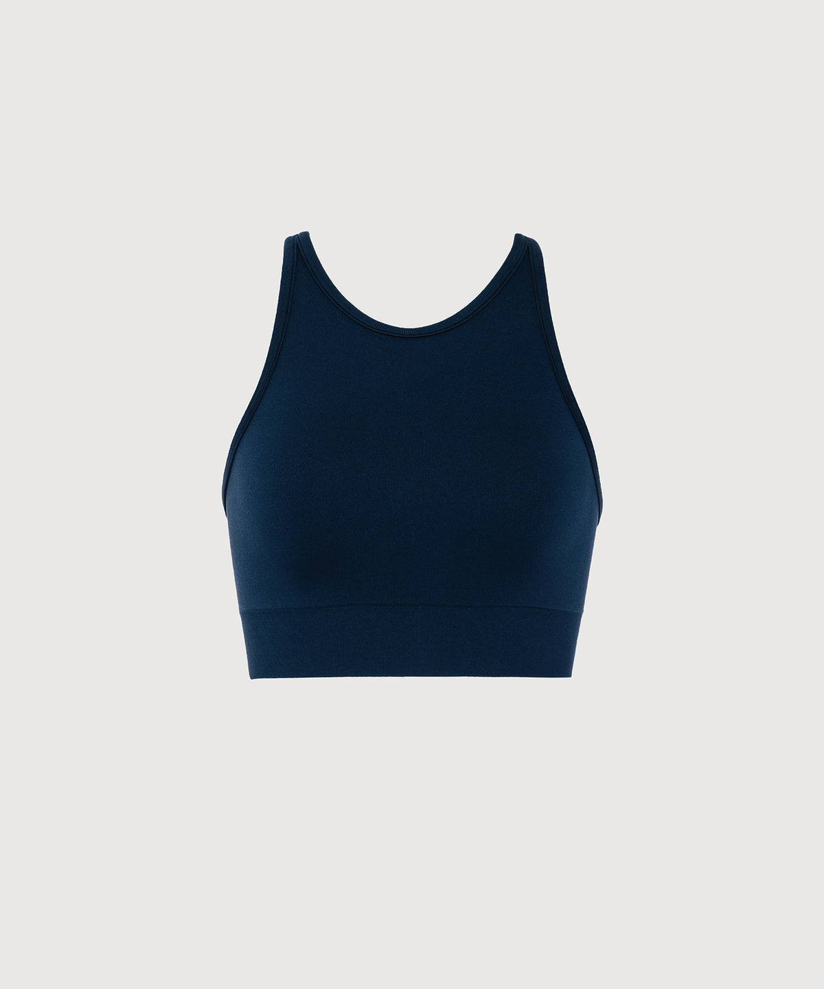 High Neck Movement Bra - Teal Blue