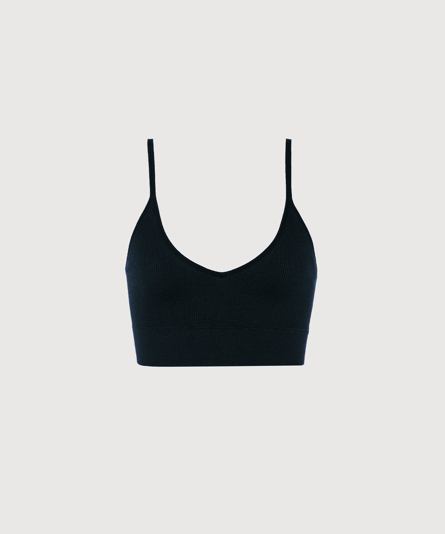 Bianca Rib Bralette - Navy