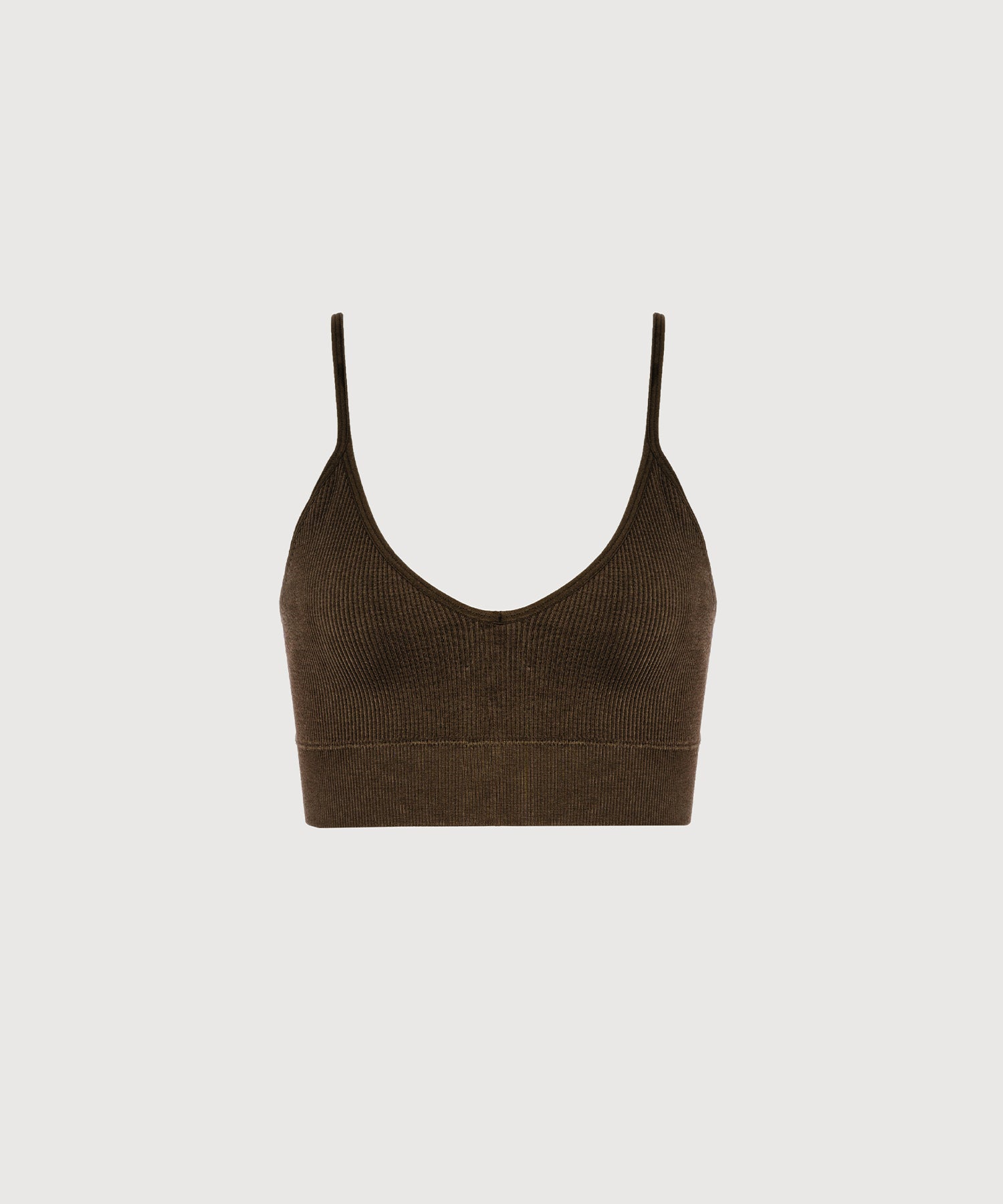Bianca Rib Bralette - Olive