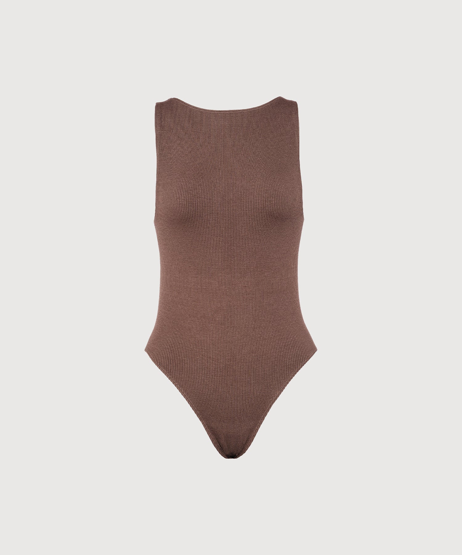 Audrey High Neck Bodysuit - Acorn